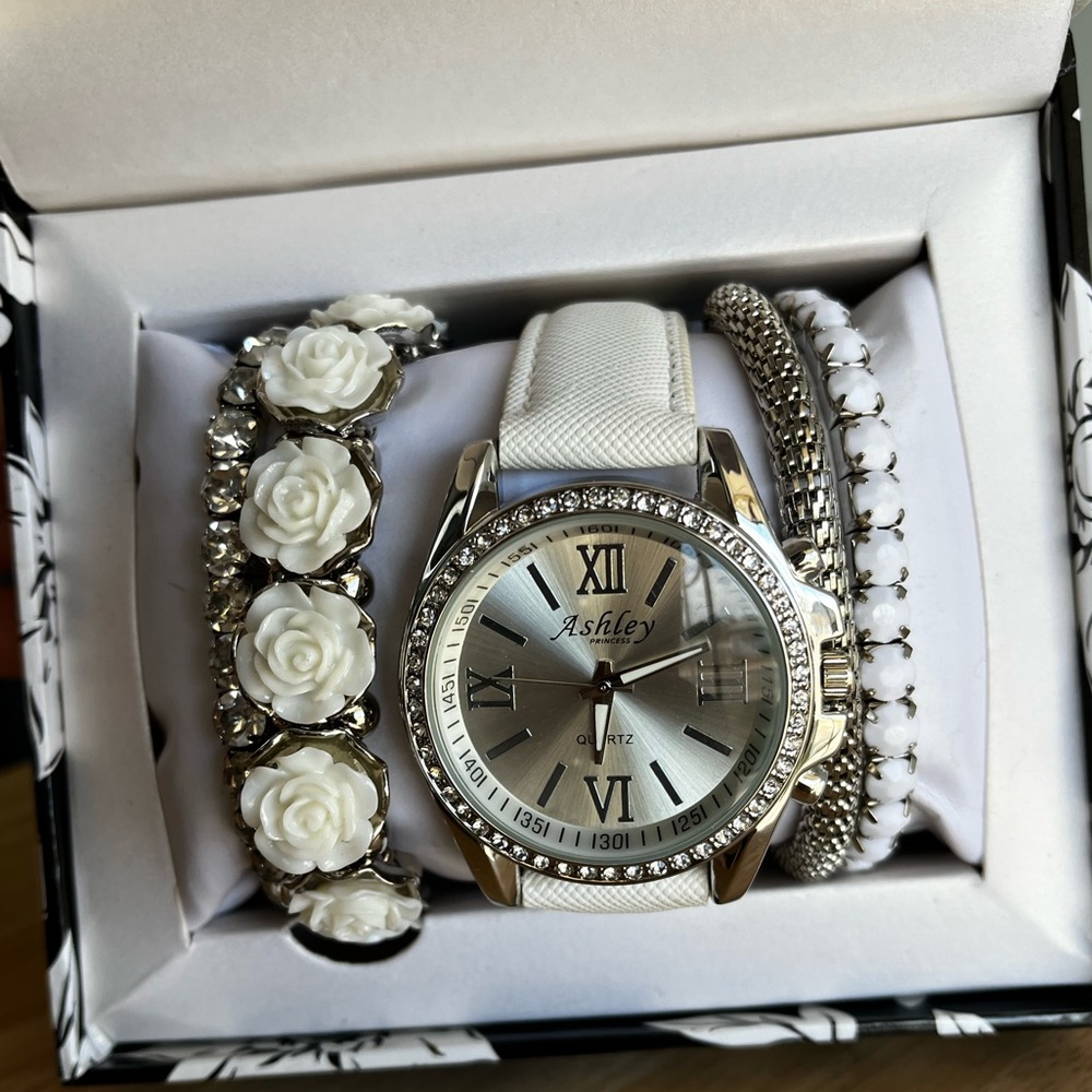 Watch and bracelet set